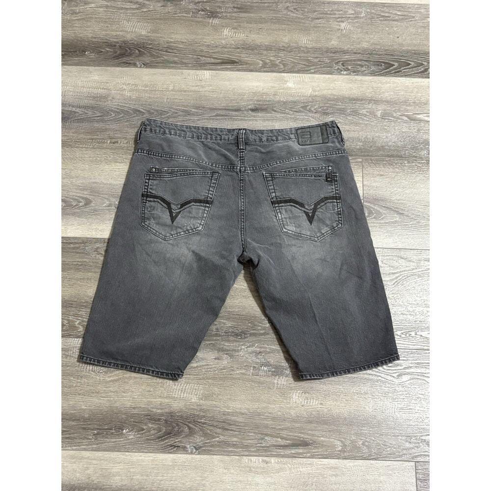 Buffalo David Bitton Men's Charcoal Gray Jean Shorts